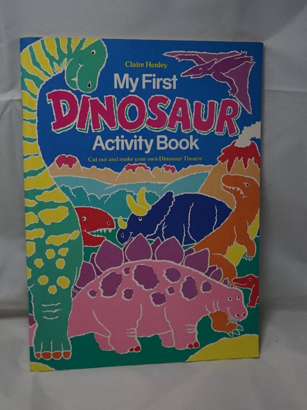 My First Dinosaur Activity Book Claire Henley 1991 Scholastic Vintage UNCUT